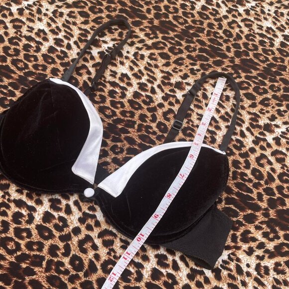 b&w black tie maiden demi bra - Picture 5 of 5